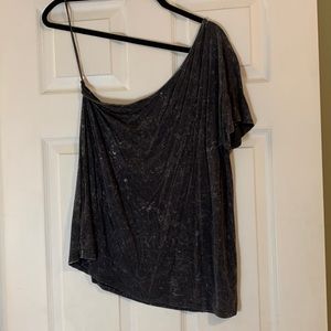 •AMERICAN EAGLE ONE SHOULDER TIE DYE SOFT TEE• Size XL, never worn, one shoulder